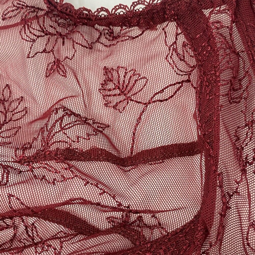 Agent Provocateur Liv Burgundy Bra AP2 Small NWT $165 *SALE* - Picture 12 of 15